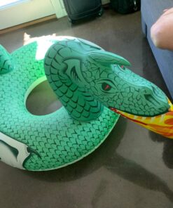 GoFloats Dragon Party Tube Inflatable Rafts - Choose From Fire Dragon and Ice Dragon, Pool Floats for Adults and Kids Ice Dragon Party Tube 39 71X4nC4UaL