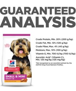 Hill's Science Diet Adult Small & Toy Breed Dry Dog Food, Chicken Meal & Rice Recipe, 15.5 lb. Bag 15.5 Pound (Pack of 1) 31 71X4ufyQgL 1