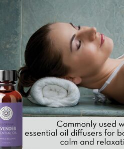 Bulgarian Lavender Essential Oil by Pure Body Naturals, 1 Fluid Ounce - 100% Pure, Independently Tested, Therapeutic Grade Lavender Essential Oil for Diffuser Aromatherapy 20 71X53OHuuFL