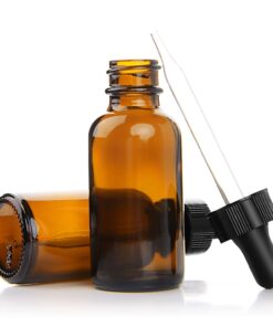 Yesker Amber Glass Bottles for Essential Oils with Glass Eye Dropper 30 ml (1oz) for Essential Oils, Chemistry Lab Chemicals, Colognes & Perfumes- Pack of 6 6 Pack 22 71X5chOulEL