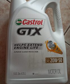 Castrol GTX 20W-50 Conventional Motor Oil, 5 Quarts 160 Fl Oz (Pack of 1) 17 71X5l9HkYL