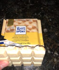 Ritter Sport White Chocolate with Whole Hazelnuts, 3.5 Ounce (Pack of 10) 3.5 Ounce (Pack of 10) 22 71X6JBKA7L