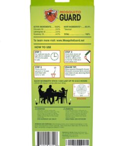 Mosquito Guard 12 Mosquito Repellent Sticks - 2.5 Hrs Protection 1ft, Natural Plant Based Citronella Incense Sticks -Outdoor Patio 13 71X6PJIFJjL