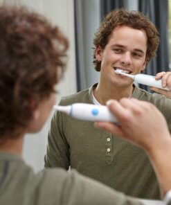 Philips Sonicare HX5611/01 Essence Rechargeable Electric Toothbrush, Mid-Blue Standard Packaging 32 71X7jhBVMiL