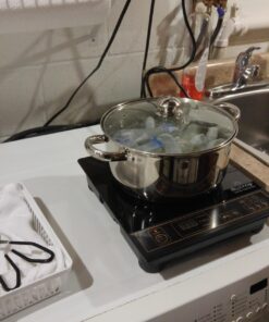 Duxtop 1800W Portable Induction Cooktop Countertop Burner, Gold 8100MC/BT-180G3 44 71X8cCjGWkL 1