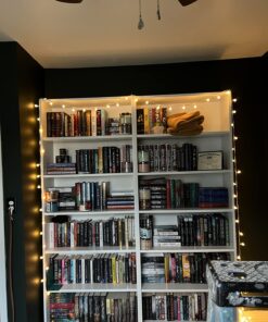 RaThun Globe String Lights 49 Feet 100 led,8 Modes Fairy Plug in Indoor String Lights for Bedroom,Classroom,Outdoor, Patio,Garden,Party,Wedding-Warm White 49.2ft string lights plug in 39 71X8fg02woL