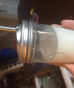 Short Safer Rounded End Stainless Steel Smoothie Straws, Reusable Straight Metal Straws for Half Pint Mason Jars, Coffee Mugs, Small Glasses, Cocktail Straws, 4 Portable Short Stainless Steel Straws 45 71XAYU0ZpdL