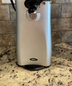 Oster Electric Can Opener with Knife Sharpener, Stainless Steel 8 71XB0 PvmZL