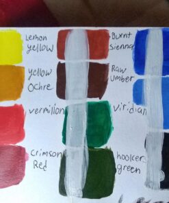 Castle Art Supplies 12 x 12ml Acrylic Paint Set | Value Beginner Set for Starters or Adult Artists | Quality Intense Colors | Smooth to Use on Range of Surfaces | In Neat Presentation Box 12 Count (Pack of 1) 29 71XB2GIi4YL