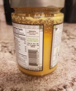 4th & Heart Vanilla Bean Grass-Fed Ghee, 9 Ounce, Keto, Pasture Raised, Lactose and Casein Free, Certified Paleo 9 Ounce (Pack of 1) 41 71XBJy0oDlL