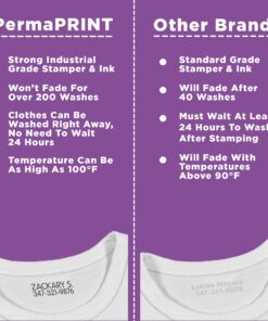 PermaPRINT Clothing Stamper with Black Ink 12 71XBSa3SbKL