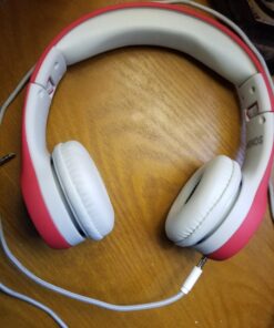 NENOS Children Kids Children's Volume Limited Headphones for Kids Foldable (Pink) Pink 30 71XBT YEcL