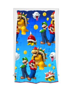Franco Kids Room Darkening Window Curtain Panel, 42 in x 63 in, Super Mario 24 71XBrqH3ujL