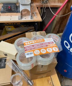 Tape King Clear Packing Tape - 60 Yards Per Roll (6 Refill Rolls) - 2 Inch Wide Stronger 2.7mil, Heavy Duty Sealing Adhesive Industrial Depot Tapes for Moving Packaging Shipping, Office & Storage 6 Rolls / 2" Wide 29 71XCZZVAguL