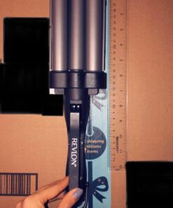 REVLON 3 Barrel Jumbo Hair Waver | Long-Lasting, Natural Looking Waves, (Grey) Grey 50 71XDPowZd9L