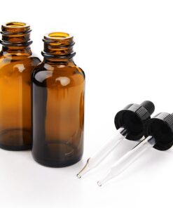 Yesker Amber Glass Bottles for Essential Oils with Glass Eye Dropper 30 ml (1oz) for Essential Oils, Chemistry Lab Chemicals, Colognes & Perfumes- Pack of 6 6 Pack 23 71XDlLxtBxL