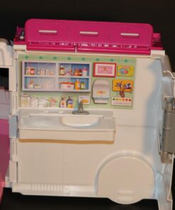 Barbie Playset with 20+ Accessories, Emergency Vehicle Transforms into 2+ Foot Hospital with Lights and Sounds, Care Clinic Standard 24 71XDrgA1czL