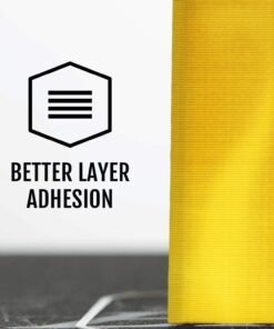 HATCHBOX ABS 3D Printer Filament, Dimensional Accuracy +/- 0.03 mm, 1 kg Spool, 1.75 mm, Transparent Yellow 10 71XEACkRx0L