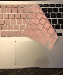 MOSISO Silicone Keyboard Cover Compatible with MacBook Air 13 inch A1466 A1369 2010-2017&Compatible with MacBook Pro 13/15 inch (with/Without Retina Display, 2015 or Older Version), Rose Quartz 34 71XEQ7HZCL 3