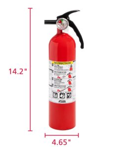 Kidde Fire Extinguisher for Home, 1-A:10-B:C, Dry Chemical Extinguisher, Red, Mounting Bracket Included 1 Pack Basic 34 71XEs0gV5WL