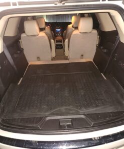 BDK-MT-785 Heavy Duty Cargo Liner Floor Mat-All Weather Trunk Protection, Trimmable to Fit & Durable HD Rubber Protection for Car SUV Sedan Auto - Black 38 71XH5zUCwjL 2