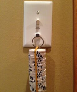 KeySmart KeyCatch - A Modern Magnetic Key Rack - Easy Installation Key Holder - Screws Into Lightswitch Panel - Strong Magnet (6-Pack) 36 71XHMG2goWL