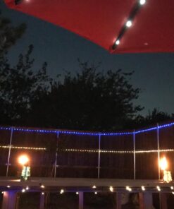 2 Pack 100 LED 8 Modes Copper Wire Waterproof Solar Fairy String Lights,Warm White 2 Pack-100 LED 37 71XHt11HdCL