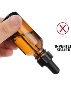 Yesker Amber Glass Bottles for Essential Oils with Glass Eye Dropper 30 ml (1oz) for Essential Oils, Chemistry Lab Chemicals, Colognes & Perfumes- Pack of 6 6 Pack 24 71XIQQe87lL