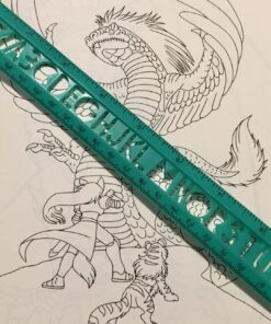 The Book of 100 Dragons: A Fantasy-themed coloring book 35 71XIWnr7nGL