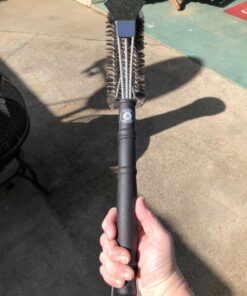Grill Brush - Grill Cleaner Brush Grill Accessories for Outdoor Grill - Safe BBQ Brush for Grill Cleaning - Heavy Duty 17" Grill Brushes Grill Brush with Scraper 36 71XIslLDSsL