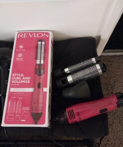 Revlon 1200W Perfect Style Hot Air Kit | Style, Curl, and Volumize, 3 Piece Set Black 39 71XIwZXUQsL