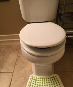 MAYFAIR 883SLOWA 000 Toilet Seat with Built-in Potty Training Seat will Reduce Clutter, Slow Close and Never Loosen, ROUND, Durable Enameled Wood/Long Lasting Plastic, White 33 71XIxgbunQL