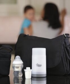 Tommee Tippee Portable Travel Baby Bottle and Food Warmer, Ideal for Travel, Thermal Insulation, Stainless Steel Flask with Leak-Proof Lid, BPA Free 32 71XJa0X5kTL