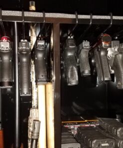 E-ONSALE AmeriGun Club Easy Use Gun Hanger Pack of 4 Original Handgun Hangers 1.00" x 4.00" x 11.80" Black 27 71XJvRurAL