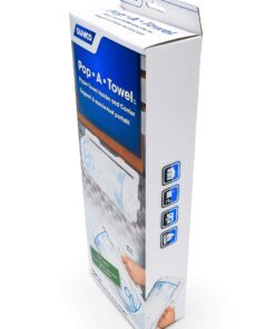 Camco Pop-A-Towel- Mountable or Portable Paper Towel Holder Dispenser, Keep Paper Towels Clean, Conserve Space in Your RV Kitchen (White) (57111) White 25 71XK9HAWIPL