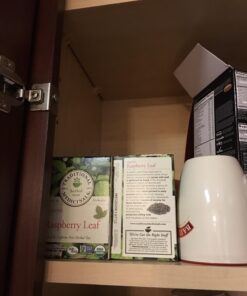 Traditional Medicinals Tea, Organic Raspberry Leaf, Eases Menstrual Cramps, Supports a Healthy Pregnancy, 96 Tea Bags (6 Pack) 16 Count (Pack of 6) 19 71XKJqxDhSL