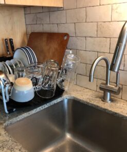 KINGRACK Aluminum Dish Drying Rack,Large Dish Rack and Drain Board Set,Kitchen Dish Rack 41 71XLezY96ZL