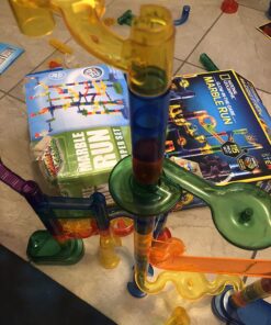 Marble Genius Marble Run (300 Complete Pieces) Maze Track or Race Games for Kids Ages 4-8, for Adults, Teens, and Toddlers, (181 Translucent Marbulous Pieces + 119 Glass-Marble Set), Extreme Set 4.) Extreme Set - 300 Complete Pieces 34 71XLhlpn7bL