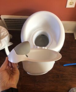 Contours Bravo 3-Stage Potty Training Potty System with Potty Chair, Toilet Trainer, Step Stool All in One, Portable Potty for Infant &Toddler Travel, Potty Training Toilet for Boys and Girls - Gray 41 71XMRBy6CfL