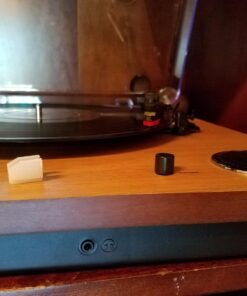 ION Audio Max LP – Vinyl Record Player / Turntable with Built In Speakers, USB Output for Conversion and Three Playback Speeds – Natural Wood Finish Max LP with Speakers Record Player only 44 71XNGXUZDRL