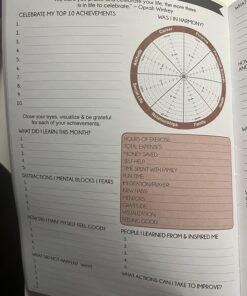 Law of Attraction Life & Goal Planner - A 30 Day Journey Creating Your Dream Life - Personal Gratitude Journal, Week Success Planner, and Stickers Purple (30-day) 47 71XNa6ayR0L