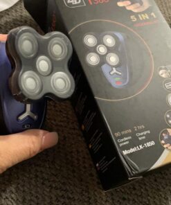 Head Shaver for Bald Men,5 in 1 Bald Head Shavers for Men Cordless,Waterproof Wet/Dry 5 Head Mens Electric Razor for Head Face Shaving, USB Mans Grooming Kit Rechargeable,Rotary Shaver Gift for Men 34 71XNdSJEkGL