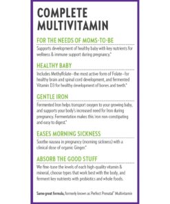 New Chapter Advanced Perfect Prenatal Vitamins, 192ct, Made with Organic, Non-GMO Ingredients for Healthy Baby & Mom - Folate (Methylfolate), Whole-Food Fermented Iron, Vitamin D3 + Ginger 192 Count (Pack of 1) 20 71XNmRllirL