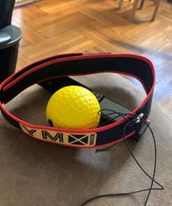 YMX BOXING Ultimate Reflex Ball Set - 4 React Reflex Ball Plus 2 Adjustable Headband, Great for Reflex, Timing, Accuracy, Focus and Hand Eye Coordination Training for Boxing, MMA and Krav Mega Black/Yellow/Red/Green 16 71XPDM1WZmL