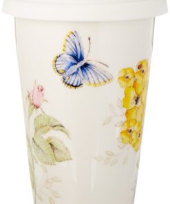 Lenox 837583 Butterfly Meadow Thermal Travel Mug, Multicolor, 1 Count (Pack of 1) 27 71XQ7oKTtL