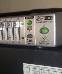 Behringer MINIFBQ FBQ800 Ultra-Compact 9-Band Graphic Equalizer with FBQ 40 71XQqGjDdsL