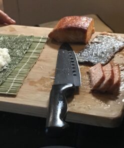 Kitchen + Home Non Stick Sushi Knife - The Original 8 inch Stainless Steel Non Stick Multipurpose Chef Knife 1 33 71XSCJTaTkL