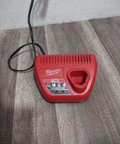 Milwaukee Genuine OEM 48-59-2401 M12 Lithium Ion 12 Volt Battery Charger w/LED Indicating, Red 33 71XSPE3ELRL