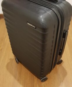 Amazon Basics 20-Inch Hardside Spinner, Black 41 71XTZ24nzOL