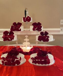 BOTARO 8 Tier Cascade Wedding Cake Stand (Style R800) 20 71XTfquQ3HL